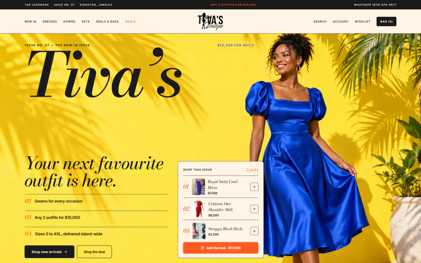 The Lookbook home page